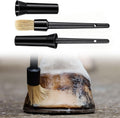 2 Set Hoof Oil Brush with Cap Soft Horse Face Cleaning Brush