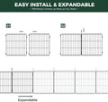 FXW MiniPaws Unleashed Dog Playpen, Expandable & Portable Design for Yard, RV Camping and Indoor Use, for Puppies and Small Dogs, 24-inch 8 Panels