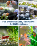 Pawfly Aquarium Air Stone 1 Inch Cylinder, Fish Tank Air Bubble Diffuser Airstone for Nano Air Pumps Small Buckets and F