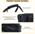 SlowTon Dog Purse Carrier - Portable Dog Carrier with Pockets & Safety Leash for Small Dogs Under 12 lbs, Breathable Pet