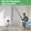 SailStart Flirt Pole for Dogs Heavy Duty 40inch Extendable Aluminum Alloy Dog Flirt Pole for Large/Medium/Small Gogs,Interactive Dog Toys for Indoor/Outdoor