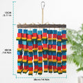 DBNESS Extra Large Bird Toys, 20inch XL Macaw African Grey Parrot Chewing Toys, Natural Wooden Block Knots Tearing Toy P