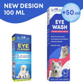 Dog Eye Drops & Eye Infection Treatment for Dogs and Cats – Soothe Infection & Allergy, Relieve Dry Eyes & Pink Eye, Pet Tear Stain Wash & Cleaner - Kitten Eye Drops for Discharge, Eye Rinse & Flush