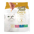 Purina Fancy Feast Natural Cat Treats Variety Pack, Purely Natural - (Pack of 5) 10 ct. Pouches