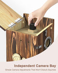 Squirrel Box with Camera Solar Powered,Chew-Proof Squirrel House