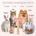 Bunny Brush For Rabbits Small Animal Grooming Soft Silicone Deshedder