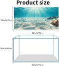 COMSUN 3 PCS Aquarium Background, 30x18 inch Polyester Fish Tank Background