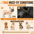 Center Console Dog Car Seat, Gray Booster for Small Dogs & Cats