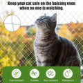Cat Netting Balcony Netting for Pets(3 * 6m) Anti-Fall Fence Net Dog Fence Nets Transparent Nylon Pet Mesh Fence Balcony
