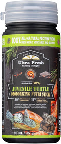 Ultra Fresh Floating Juvenile Turtle Food, All Natural Ingredients, Wild Sword Prawn, w/Deodorizing Probiotics, Juvenile
