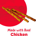 Country Kitchen Rawhide Free Chicken Dog Chews, for Small Dogs, Made with Real Chicken, No Wheat, Corn or Soy, 18 Count