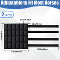 Horse Ice Boots 2 Pack, Horse Leg Wraps for Recovery & Daily Care, Black