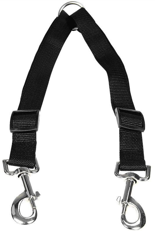 STGOOD No Tangle Dog Leash Coupler, Dual Double Dog Adjustable Splitter Lead Sturdy Walker Trainer Leash for Two Dogs…