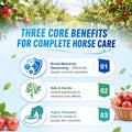 Ivermectin Horse Paste 1.87%, Apple Flavored Equine Dewormer, 1 Pack