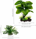 Moonorange Reptile Artificial Plants, Terrarium Plants Decorations Supplies, Aquarium Fish Tank Plant, Amphibian Habitat
