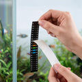 8 Pack Aquarium Thermometer Strips, Adhesive Temperature Sticker Strips 61-122℉ (15-50°C), Stick On Fish Tank Thermomete