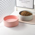 6'' Ceramic Dog Bowl - 30Oz Classic Dogs Food & Water Bowl for Small and Medium Breed Dogs, Heavy Duty Non-Slip Dog Dish