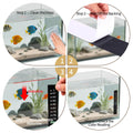 12 Pack Aquarium Thermometer Strips, 39-97℉ Fish Tank Thermometer Tape, Amphibian and Reptile Thermometer Stickers, Adhe