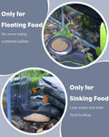 Pawfly Clear Acrylic Shrimp Feeding Tube and Dish Set, Aquarium Fish Feeder Tube with Floating Feed Ring & Cleaning Brus