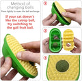 miwoowim 2PCS Catnip Toys Balls that Stick on Wall & Cat Face Scratchers