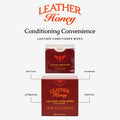 Leather Honey Combo Wipes with Conditioner and Cleaner Wipes