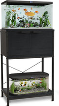 5-10 Gallon Fish Tank Stand with Cabinet Storage for Aquarium Stand