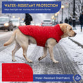 ASENKU Reversible Dog Winter Coat, Dog Jacket for Small Medium Large Dogs