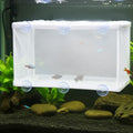 Fish Tank Breeder Net, Breeder Box for Fish Tank Simple to Install Fishes Hatchery Isolation Separation Net Plastic Fram