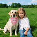 Agroon Big Sister Dog Bandana Pink Large 1PCS, Adjustable Triangle Scarf, Pregnancy Announecment, New Baby for Family.