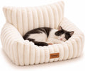 PETKARAY Cat Couch Bed, 24'' Soft Sofa for Indoor Cats, Machine Washable