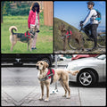 JSXD Dog Harness,No-Pull Service Dog Harness with Handle Adjustable Outdoor Pet Dog Vest 3M Reflective Nylon Material Vest for Breeds,Easy Control for Small Medium Large Dogs