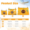 Rypet Bird Bed for Cage Warm Bird Hammock Nest House Large Parrot, Yellow M