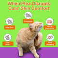 Puyrzoe Natural Flea and Tick Prevention for Cats, Itch Relief, Skin & Coat Support, 500 Chews with 6-Strain Probiotics, Gut & Immune Health, Flea Treatment for Cats, Chicken Flavor, All Breeds & Ages