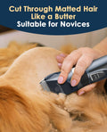 oneisall Quiet Cat Clippers for Matted & Long Hair and 2-Speed Pet Paw Trimmer