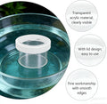 Ipetboom Floating Aquarium Breeding Box with Lid Fish Tank Separate Box for Guppy Fry Small Fish and Baby Transparent Nu