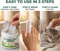 Dylan's cabin Cat Ear Wipes - 150 Count Finger Wipes for Dogs Cats, Pet Ear Cleaning Remove Wax Dirt Debris, Odor Gentle Alcohol Free Daily Ear Care