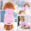 ABRRLO Warm Fleece Dog Jacket Coat for Small Medium Dog Winter Clothes Girl