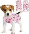 BRKURLEG Small Dog Recovery Suit After Surgery Female Male, Pink S