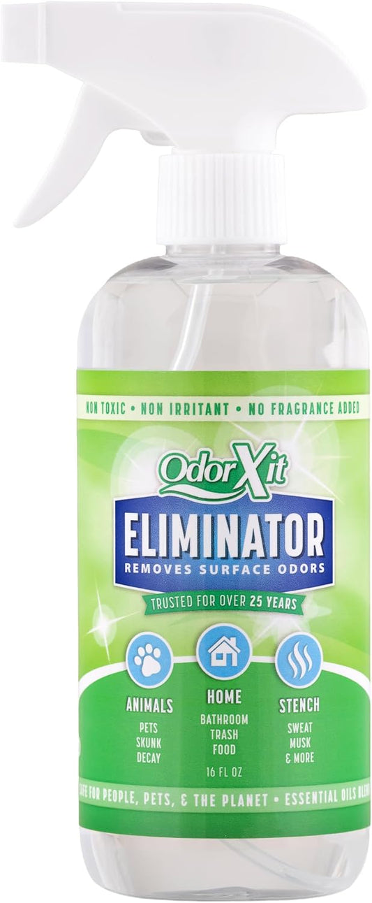 Pet Urine Odor Eliminator Spray, Ideal for Cat, Dog Poo and Urine Smell, Versatile & Natural Odor Neutralizer for Home and Outdoor Use, Ready to Use, 16oz