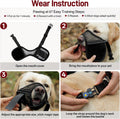Pezluxe 2-Pack Dog Muzzle, Soft Air Mesh Muzzle Anti Biting Barking Chewing