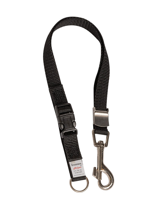 Groomers Helper® 5/8" Professional Loop - Pet Grooming Safety Loop for Dog Bathing, Dog Grooming & Trimming (Black)