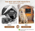 Briidea 400W Dog House Heater with PTC Rapid Heating (3 Seconds), 32℉-122℉ Temperature Range, 11.5FT Anti-Chew Cord, Hea