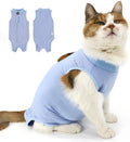 Cat Recovery Suit, Surgical Recovery Clothes for Abdominal Wound or Skin Disease, Cats Onesie After Surgery and Spay, E-