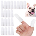 PenVinoo 20 PCS Dog Toothbrush Pet Toothbrushs Finger Toothbrushs cat Too thbrush Washable & Comfortable & Durable 1 Set for 2 Fingers(20)