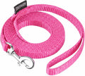 AMAGOOD 6 FT Cat Leashes, Easy to Use,Cat Lead Great for Cats(3/8", Pink)