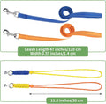 Figure 8 Ferret Harness and Leash Set, Blue+Orange, 2 Pack