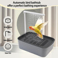 PINVNBY Automatic Bird Bath with Pump, Bird Shower Fountain for Indoor Use