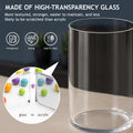 Maxdot 3.2 Gallon Cylindrical Glass Fish Tank, 360° Aquarium for Betta