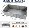 Rypet Small Animal Playpen, Foldable Guinea Pig Hamster Waterproof Cage