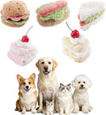 5Pcs Plush Pet Toy, Realistic Food Shaped Chew Toy for Cat, Relieve Boredom (5)